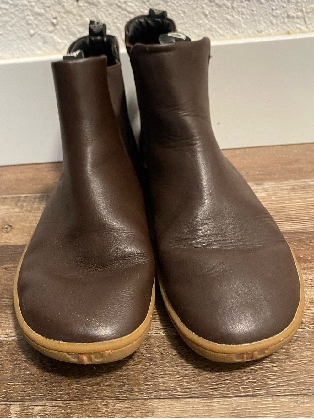 Paper crane Brown Leather Chelsea Boots size 42